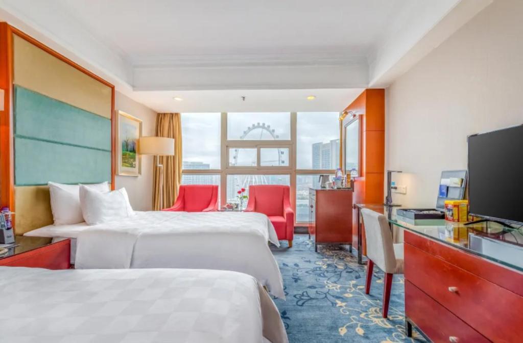 Linyi Blue Horizon Intenational Hotel Екстер'єр фото